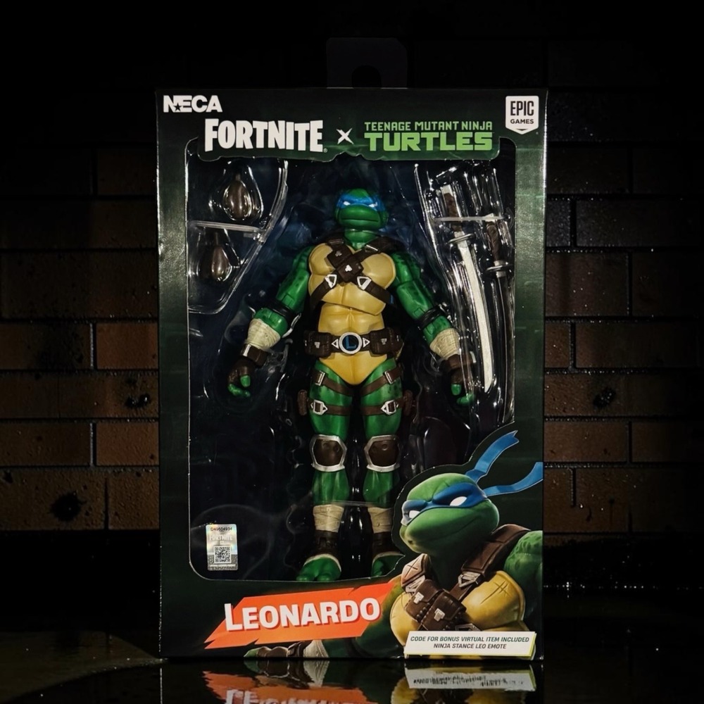 NECA Fortnite x Teenage Mutant Ninja Turtles Leonardo Action Figure 2026 TMNT
